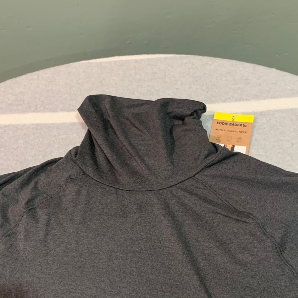 Eddie Bauer Charcoal Turtleneck Shirt small